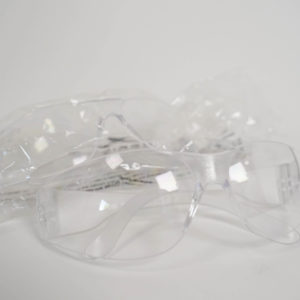 Safety Glasses Reader Black Frame